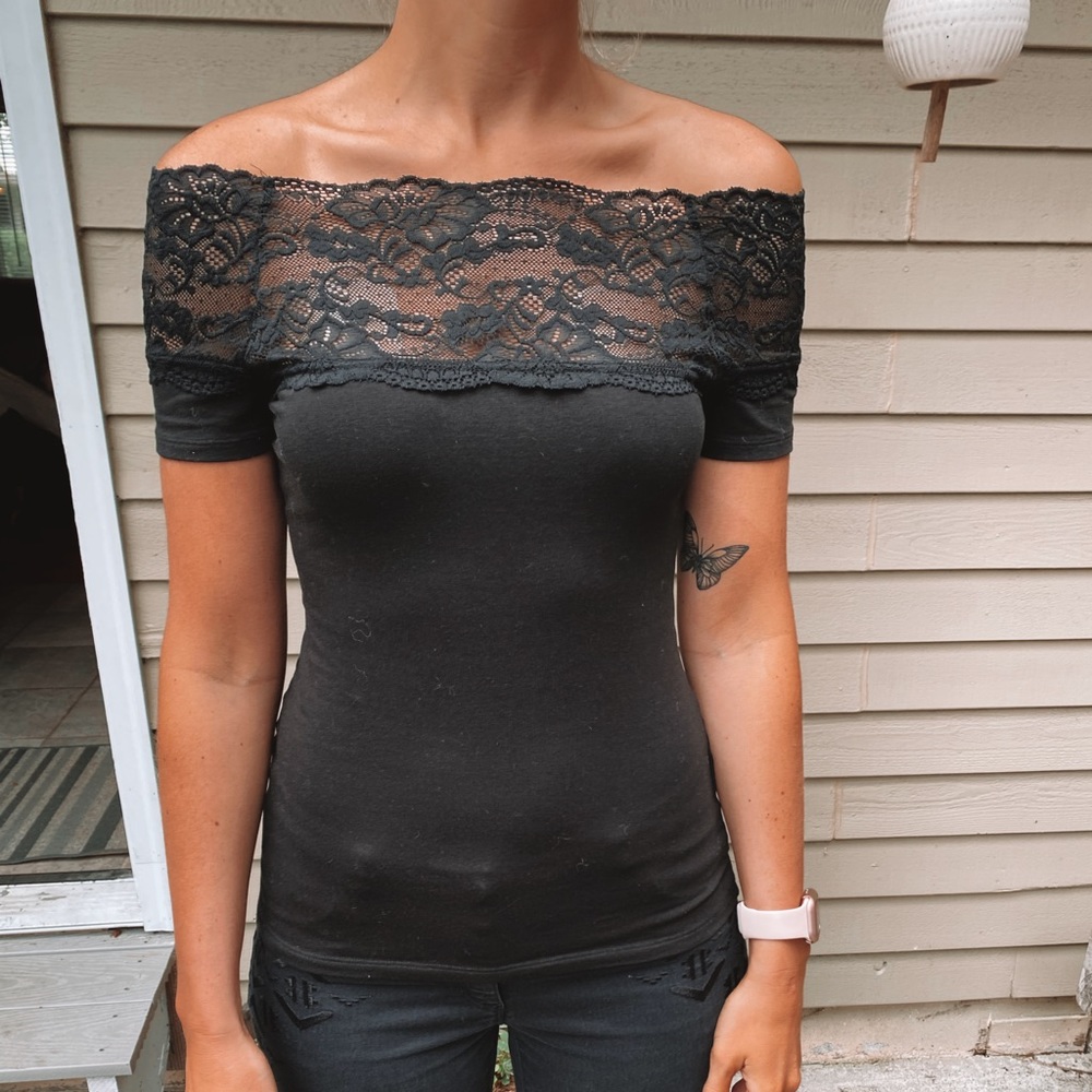 Black Going Out Top